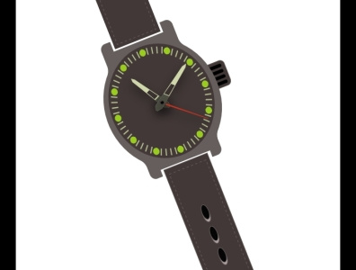 Watch design illustration