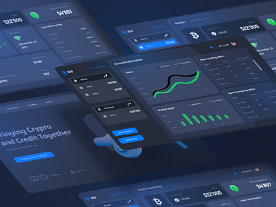 Crypto trading platform dashboard | Glassmorphism 3d crypto cryptocurrency dashboard data design glass glassmorphism trading ui ux wallet