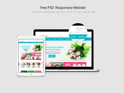 Free PSD Responsive Website