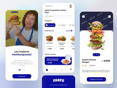 Food Delivery App | Fasfú adobe xd app mobile delivery app design ui figma food app luisito comunica ui ui app ui design ux