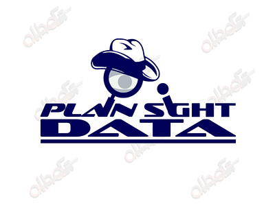 plain sight DATA detective minimalist minimalist logo wordmark