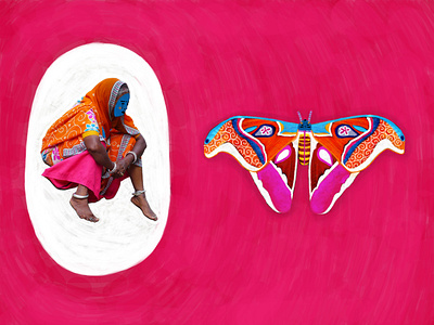 INDIAN WOMAN MOTH