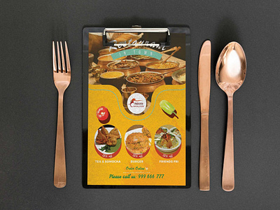 Indian Special Food Menu Design Template