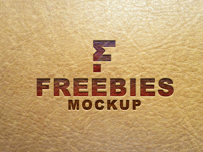 Premium Leather Logo Mockup 2021 design free free mockup graphic mockup new premium psd psd mockup