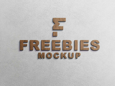 Wooden Premium Logo Mockup