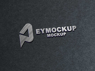 Silver Metal 3D Logo Mockup 2021 design free mockup graphic logo mockup new premium psd psd mockup