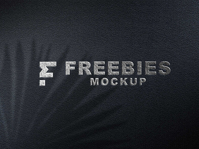 Silver Freebies Logo Mockup