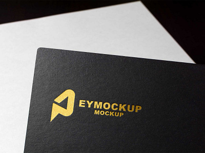 New Paper Luxury Golden Logo Mockup 2021 free free mockup graphic logo mockup new premium psd psd mockup