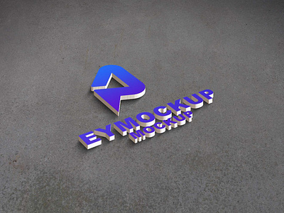 New Simple 3D Logo Mockup