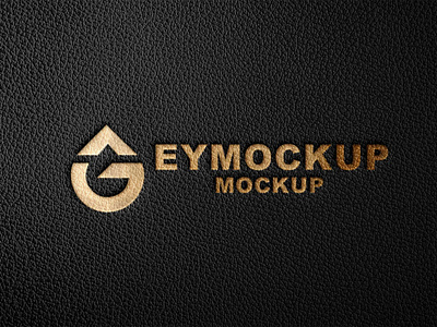 Luxury Leather Logo Mockup