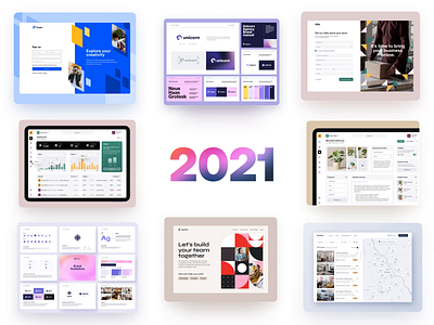 Best 8 of 2021 🦄 animation app branding design graphic design hero illustration login logo logotype signin signup top 9 2021 ui unikorns ux