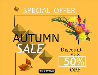 Autumn Sale (Social media post) attractive banner creative design design graphicdesign sale banner sale post socialmedia socialmediapost web