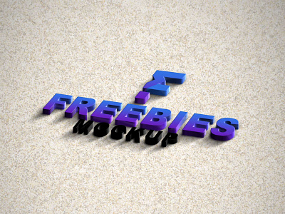 Freebies Plastic 3D Logo Mockup 3d 3d logo mockup 3d mockup 3d plstic mockup free latest logo mockup mockup mockup design mockup psd plastic mockup premium premium psd psd mockup