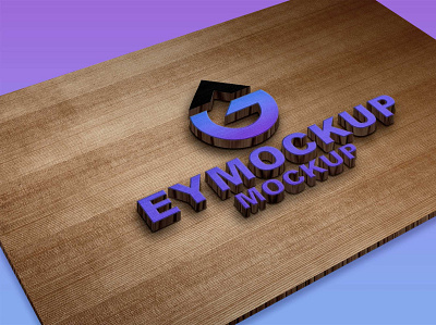 CNC 3D Wood Logo Mockup 3d 3d logo 3d logo mockup 3d mockup cnc mockup free latest logo logo mockup mockup mockup design premium psd psd mockup wood logo mockup wood mockup