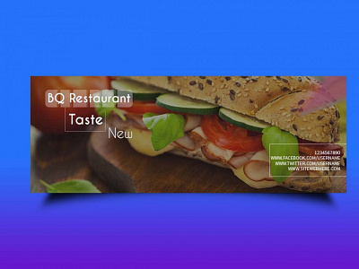 Restaurant Food Fb Cover Design