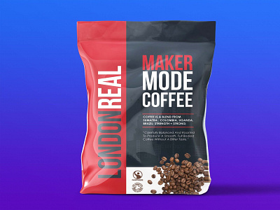 London Coffee Packaging Mockup coffee design free illustration latest logo logo mockup london mockup mockup design packaging pouch premium psd psd mockup