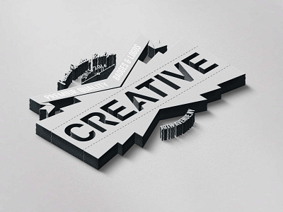 Creative 3d Logo Mockup