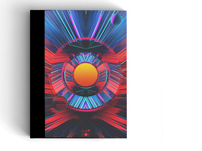 Multicolor Notebook Cover Mockup