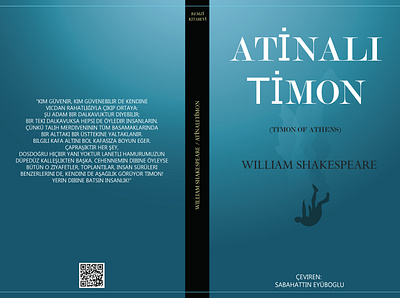 Timon of Athens / Book Cover book cover branding brochure design design graphic design illustration illustrator logodesign photoshop