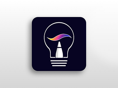 Procreate App Logo Redesign design digitalart dribble getcreativewithprocreate icon illustration logo logodesign procreate