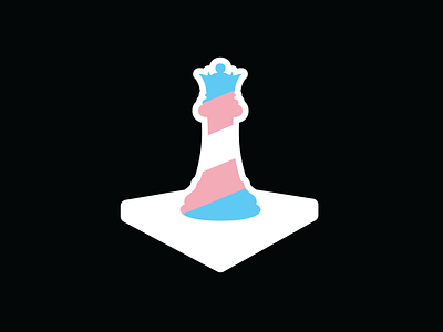 Pride Chess abstract chess design minimal pride vector