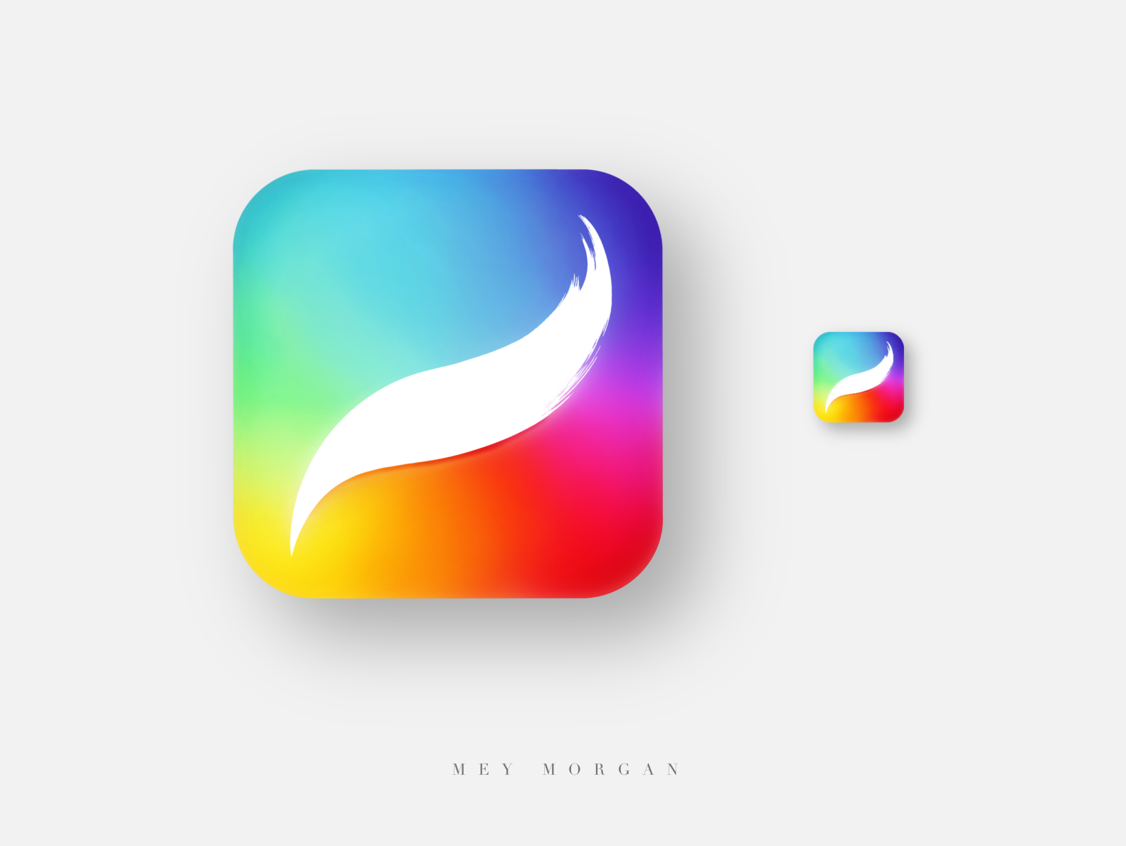 Procreate Logo redesign by Mey Morgan on Dribbble