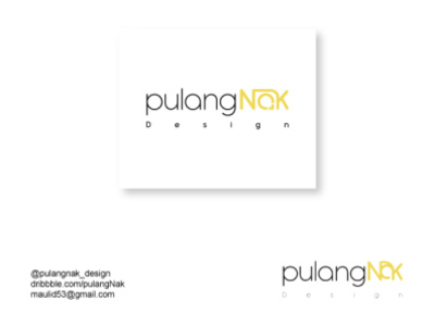 Logo pulangNak Design branding graphic design logo motion graphics ui