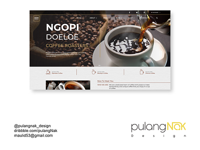 Ngopi Doeloe Website Design branding coffee design ui uiux web design website