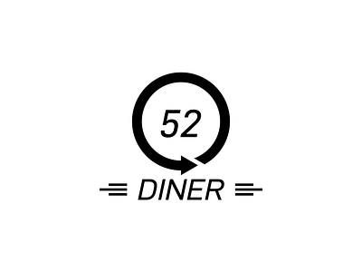 Diner 52 | Logo Redesign design emblem gaming graphic design illustrator logo logodesign minimalist modern silent hill