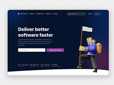 Landing page