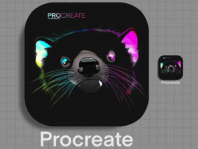 Procreate app design - Tasmanian Devil