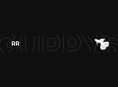 RR GUPPYS logo logofolio logos minimallogo