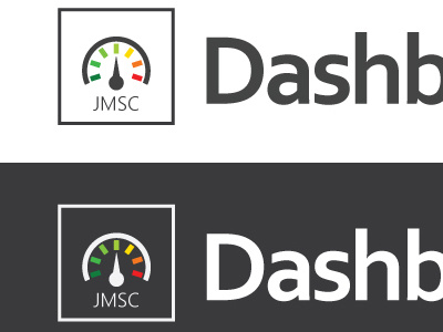 Dashboard Logo Concept dashboard gauge logo