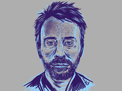 Portrait Study: Thom digital painting drawing illustration ipad pro people portrait procreate radiohead thom yorke