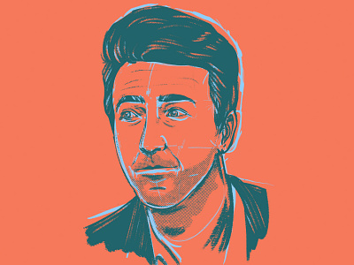 Portrait Study: Ed 2d digital painting ed norton edward norton illustration ipad pro people portrait procreate