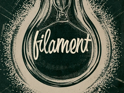 Filament Cider alcohol ale apple beer bottle branding brewery brewing can cider hard illustration label light bulb packaging procreate raspberry retro vintage washington