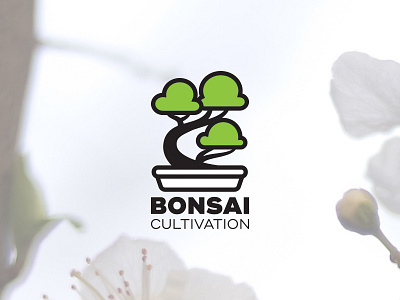 Bonsai Cultivation Logo (Concept #1) bonsai branding colorado cultivation horticulture logo tree