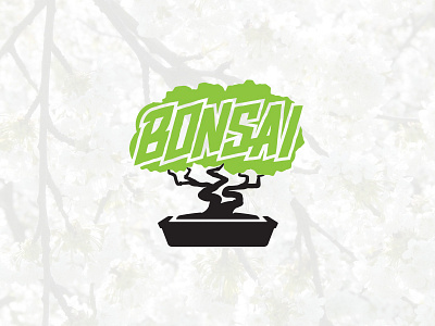Bonsai Cultivation Logo (Concept #2) bonsai branding colorado cultivation horticulture logo tree