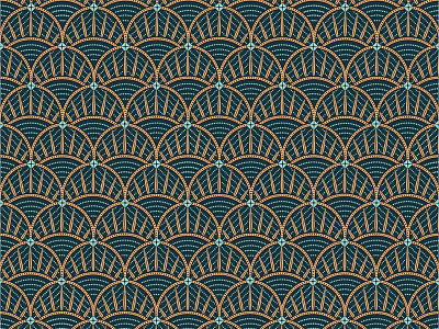 Ornamental Pattern art deco ornamental pattern scales ornament tiling vector