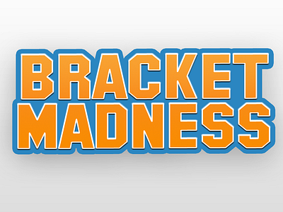Bracket Madness Logo ios logo design