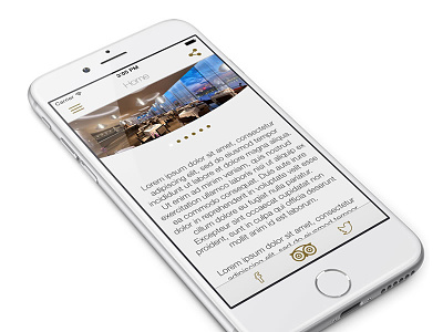 Elegant Restaurant App app envato restaurant template