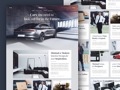 Online Magazine/Blog Layout blog dailyui design magazine magazine design online magazine ui web web design website