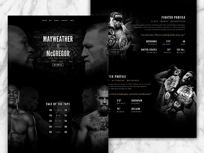 Floyd Mayweather vs Conor McGregor Page boxing conor design floyd home landing mayweather mcgregor notorious page web website