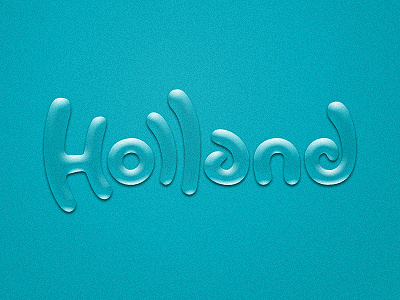 Holland follow-up logo screen sketch typography wordmark
