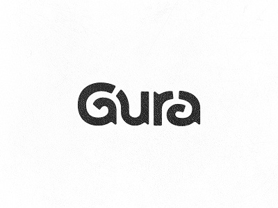 Gura 1 V3 logo texture typography wip wordmark