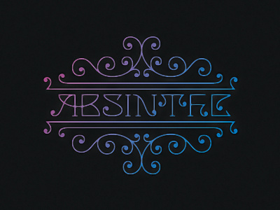 Absinthe logo typography wordmark