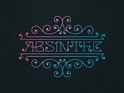 Absinthe 2 logo typography wordmark