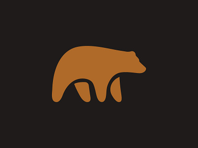 Bear bear brown grizzly logo