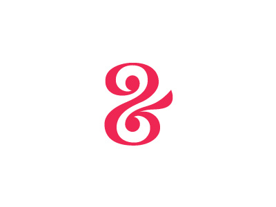 Ampersand ampersand logo symbol typography wip