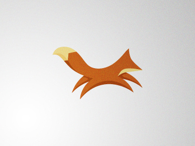Fox 2 animal fox logo orange symbol zorro